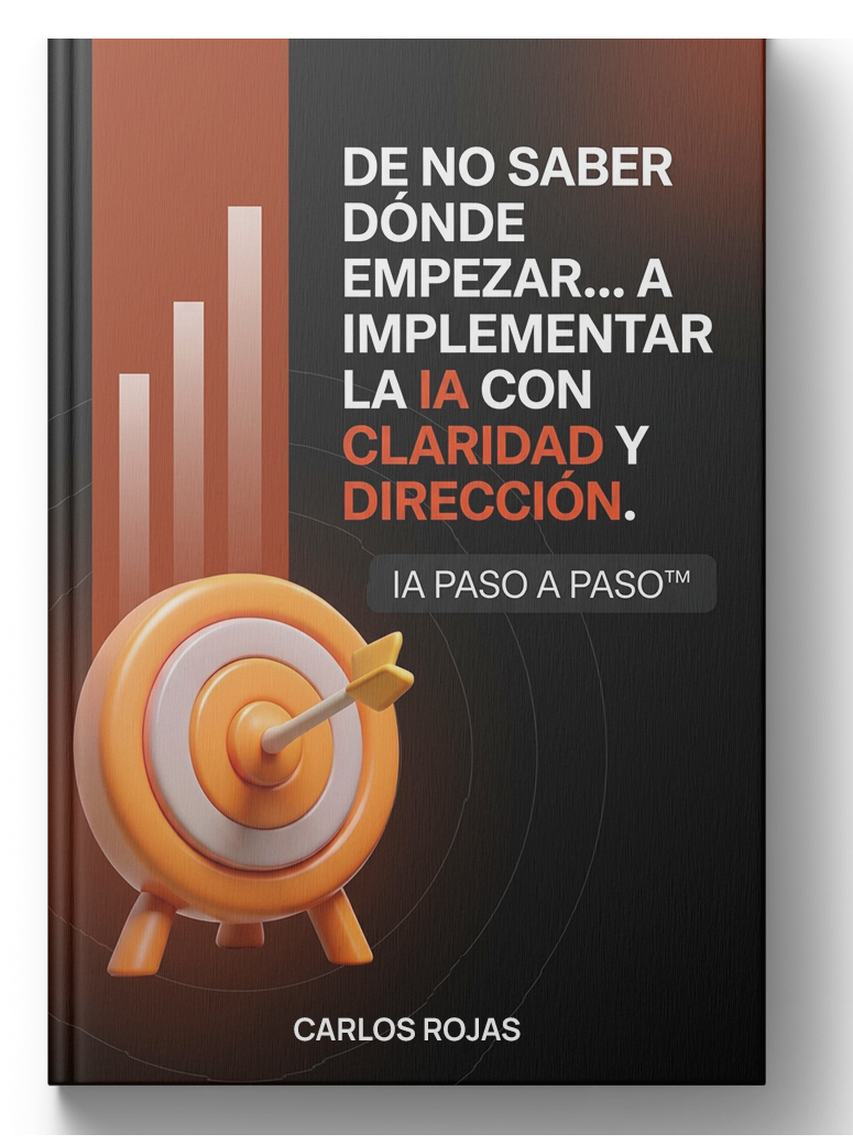 IA PASO A PASO - De no saber por dónde empezar… a implementar IA con claridad y dirección.
