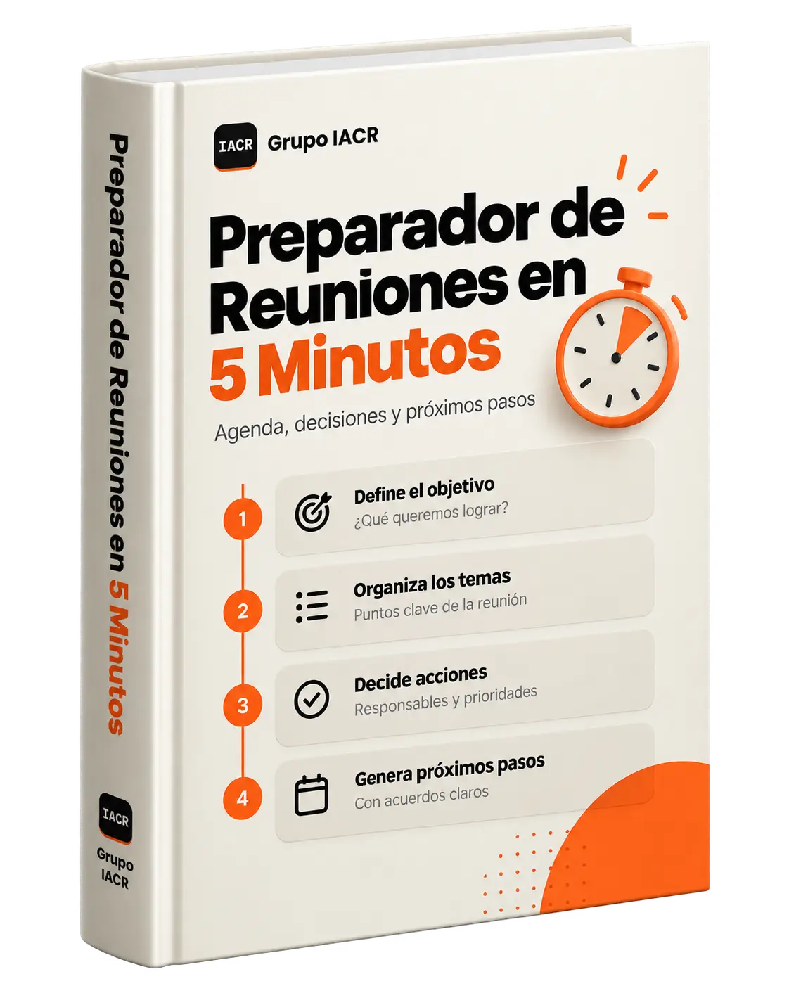 Transforma reuniones improvisadas en encuentros productivos, organizados y orientados a resultados.